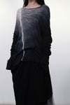 marc le bihan 4 seam Raz collar sweater 1749 black black